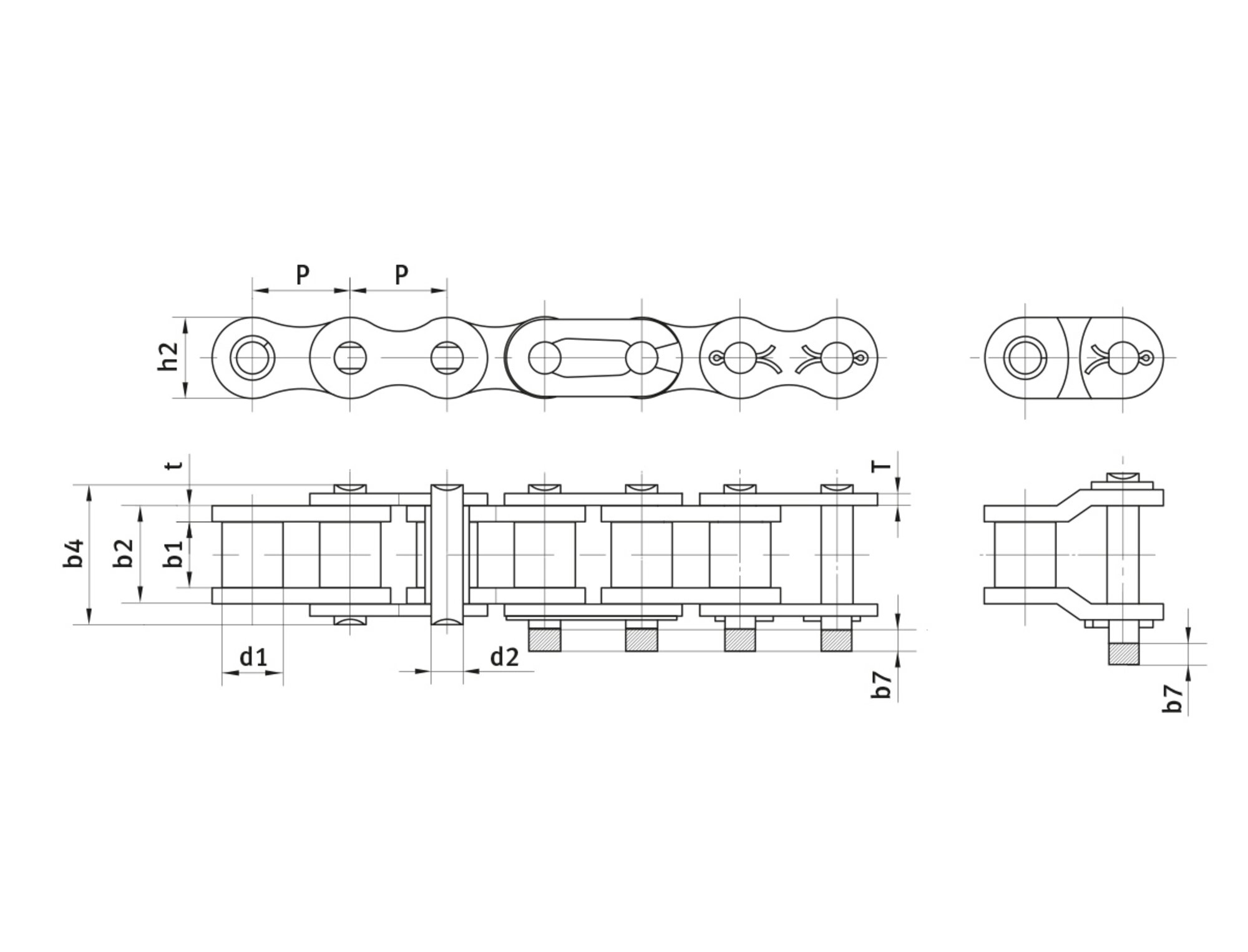 Catena A Rullo IWIS 12B-1 (3/4 X 7/16) ECOPLUS - Per Trasmissioni Meccaniche, Industriali - Foto 12
