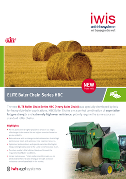 HBC Baler chains für agricultural technology