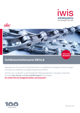 ELITE Hohlbolzenketten - Serie HB50,8
