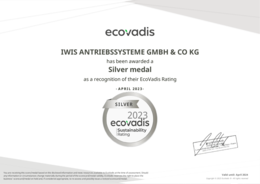 EcoVadis Certificate
