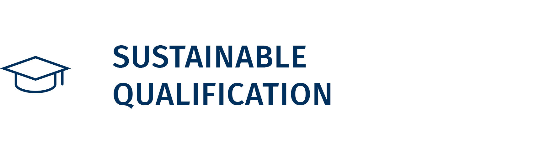 Icon sustainable qualification