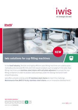 iwis Solutions for Cup Filling Machines