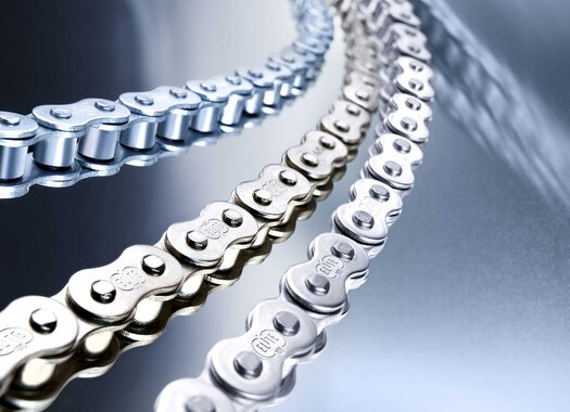 Corrosion-resistant chains with high wear resistance iwis