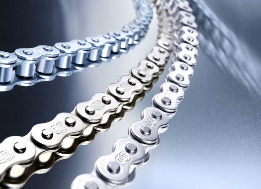 Corrosion-resistant chains with high wear resistance iwis