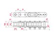 ELITE Roller chain simplex ISO606 ANSI straight side plates technical data iwis