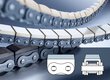 ELITE Roller chain with vulcanised elastomer profiles single Profile1 iwis