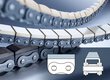 ELITE Roller chain with vulcanised elastomer profiles single Profile2 iwis