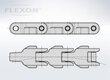 FLEXON Case conveyor chain Plastic CC600p TAB iwis