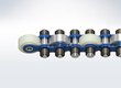 JWIS Accumulation chain roller plastic steel LR iwis